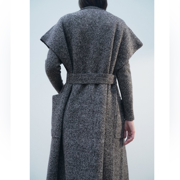 ZARA FLECKED 100% WOOL VEST - Picture 7 of 14